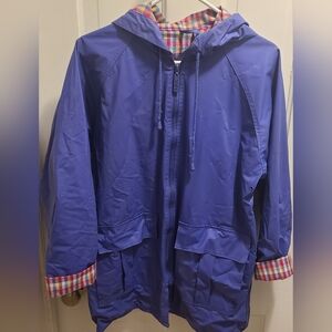 Totes Purple Rain Resistant Jacket With Flannel Lining